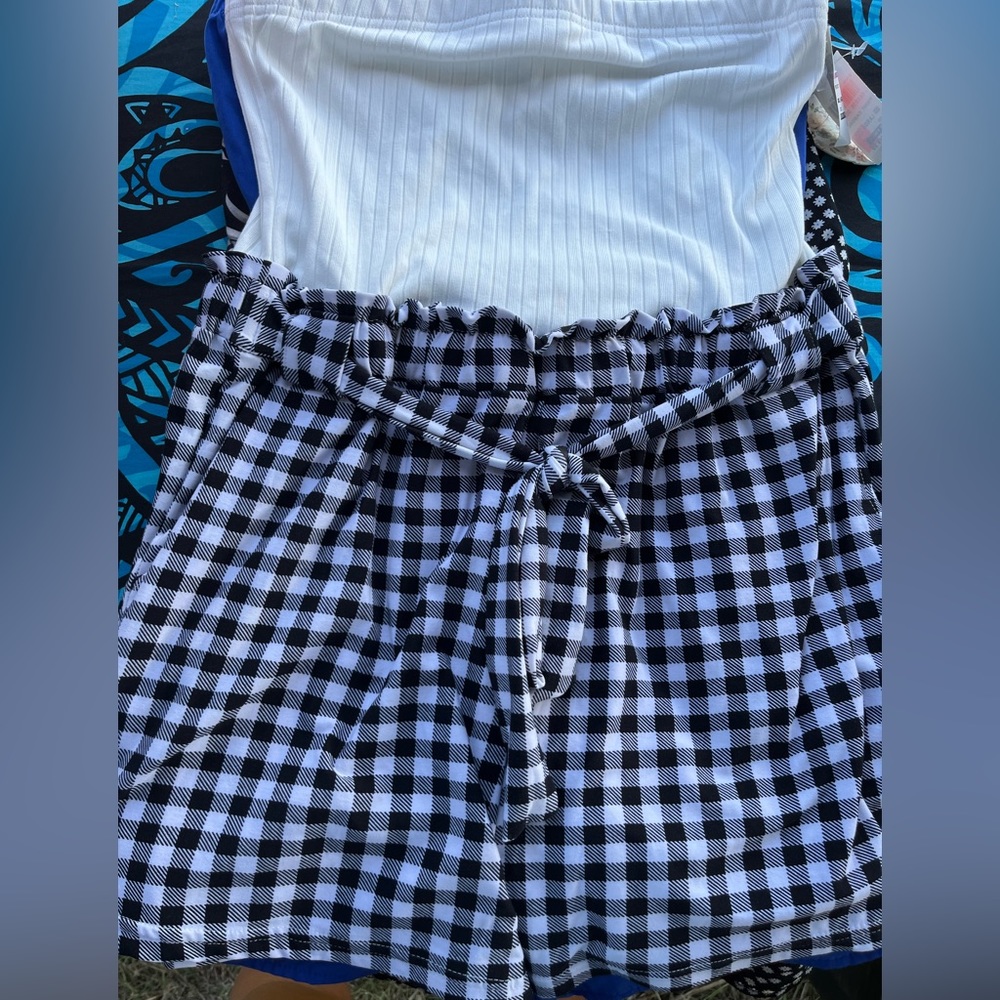 Checkerboard Romper